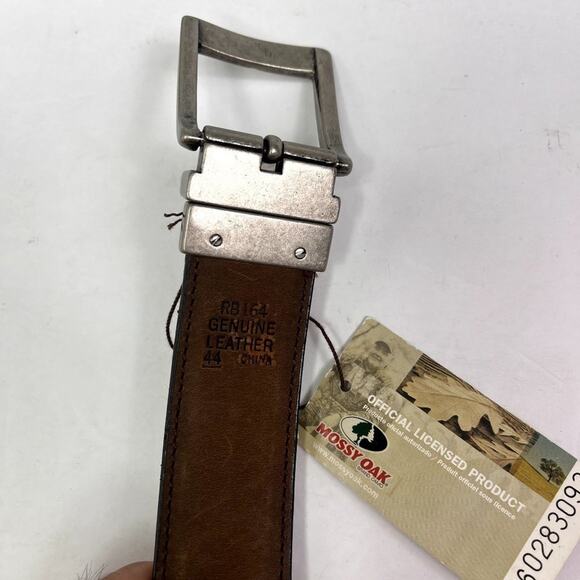 Mossy Oak Belt Belts Camouflage Reversible 44 Hunting NWT - Picture 8 of 8